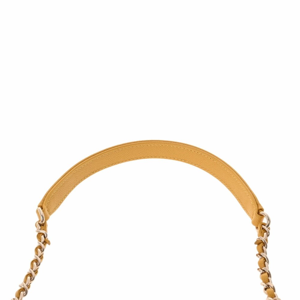 CHANEL Chanel matelasse XXS yellow AS2215 ladies caviar skin bag - Picture 6 of 12